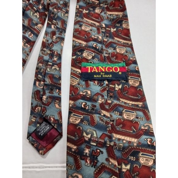 Tango by Max Raab 100% Silk Men's Tie - Picture 4 of 5